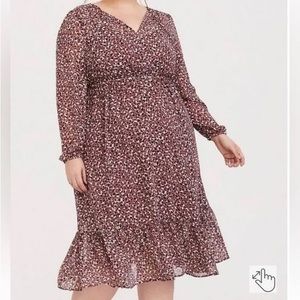 Torrid chiffon dress